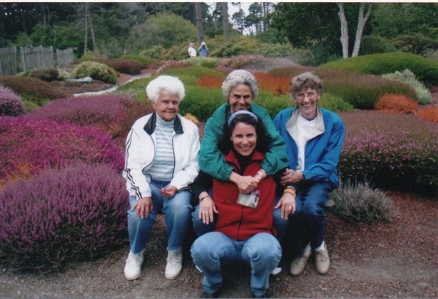 Auntie Lois, my mama, dear friend Phronie and Pamela