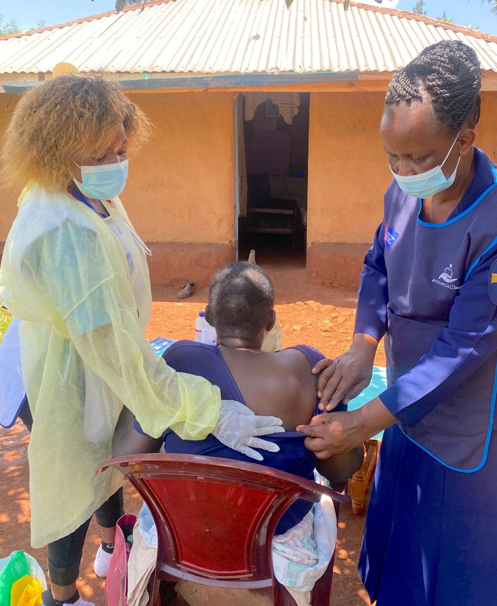 Cindy and Elizabeth with patient
